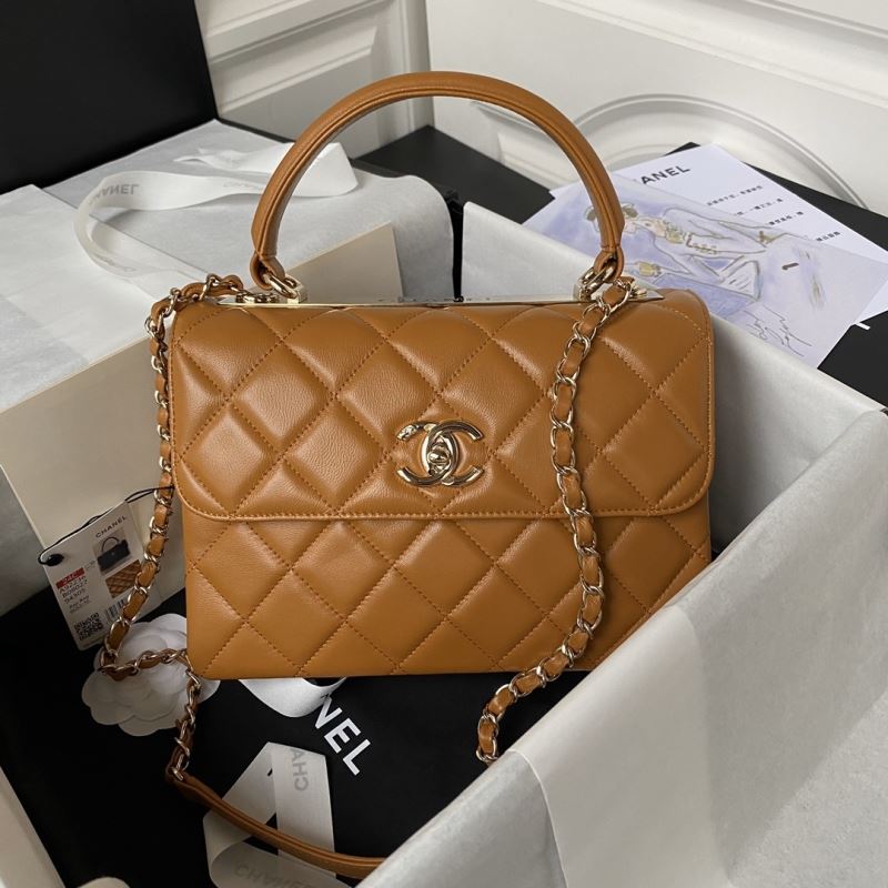 Ch**el top handle bags